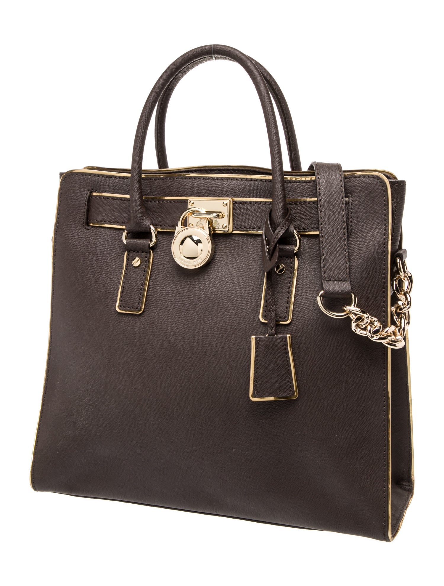 Michael Michael Kors Saffiano Leather Top Handle Bag